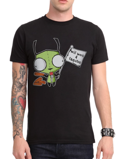 invader zim gir shirt